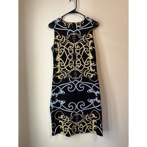 J McLaughlin Sheath Dress Catalina Cloth Nylon Stretch Womens‎ Small S